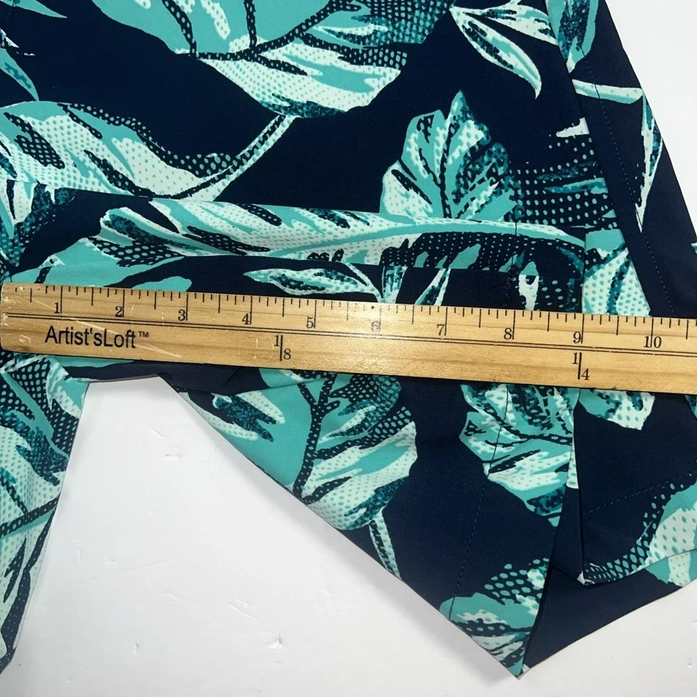 Under Armour Golf Shorts Tropical Leaf Size 32 Blue Tropical Hawaiian‎ Palm Tree